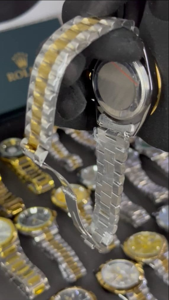 Rolex Arabic Dual-Tone Chain
