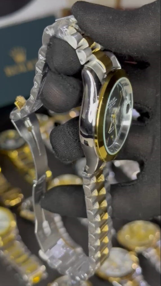 Rolex Arabic Dual-Tone Chain